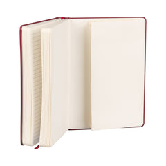 Cuaderno "ROMA" con tapa dura de Eco-Cuero y 196 hojas.