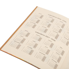 Agenda - Memo - Calendario "THOMSON" de Eco-Cuero