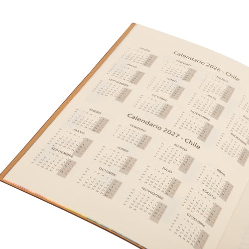 Agenda - Memo - Calendario "THOMSON" de Eco-Cuero