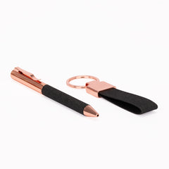 Set de Regalo "MINE" negro con detalles encobrizados.