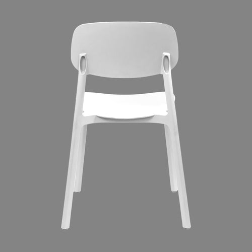 Silla apilable de plástico rígido "MARVIN"