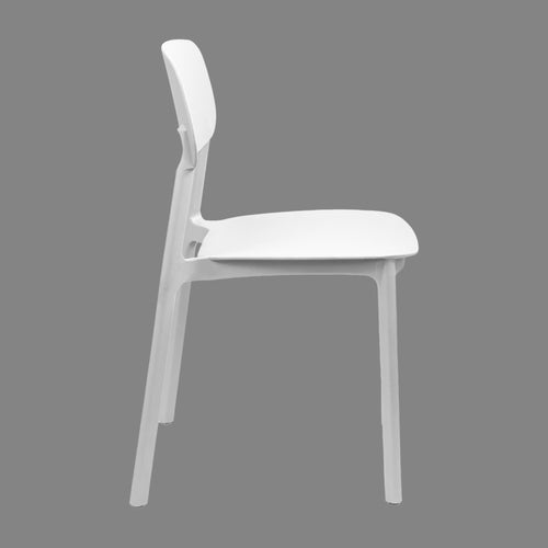 Silla apilable de plástico rígido "MARVIN"