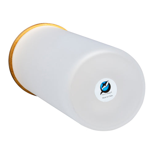 Botella Vidrio Borosilicato Sublimación, tapa Bamboo 500cc