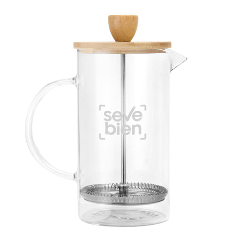 Cafetera Prensa Francesa "BAMBCOFFEE" color Transparente