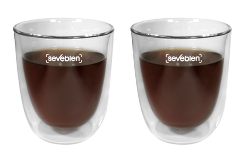 SET DE VASOS DE VIDRIO “DOUBLE” color Transparente