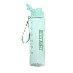 Botella deportiva motivacional "BORG" color Celeste