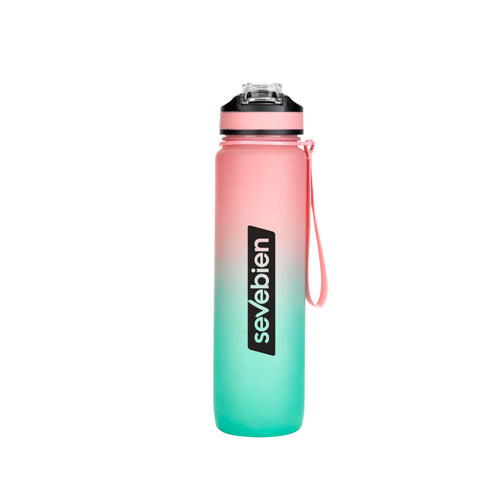 Botella Deportiva motivacional "GRAF" color ROSA_VERDE