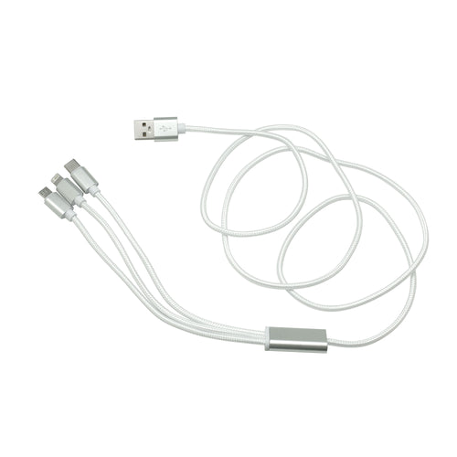 Cable con adaptador "MADISON" color Blanco