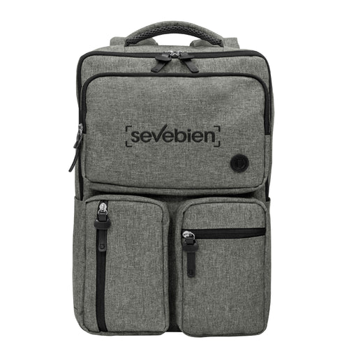 Mochila "URBAN 6" color Gris+Negro