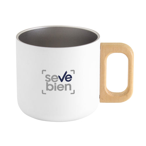 Taza "TIMBER" color Blanco