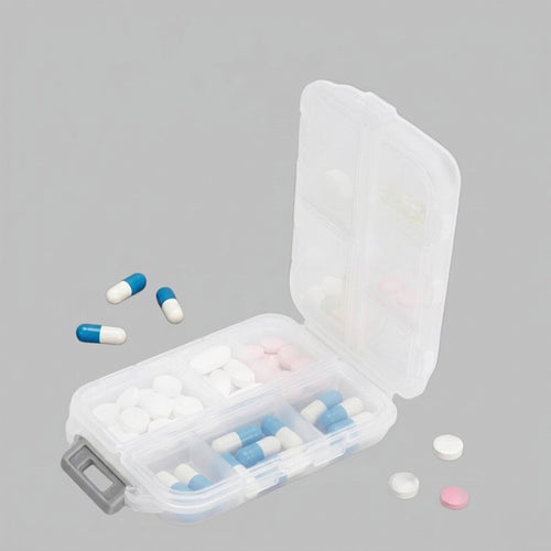 Pastillero Plástico 10 compartimentos "DOCTOR"